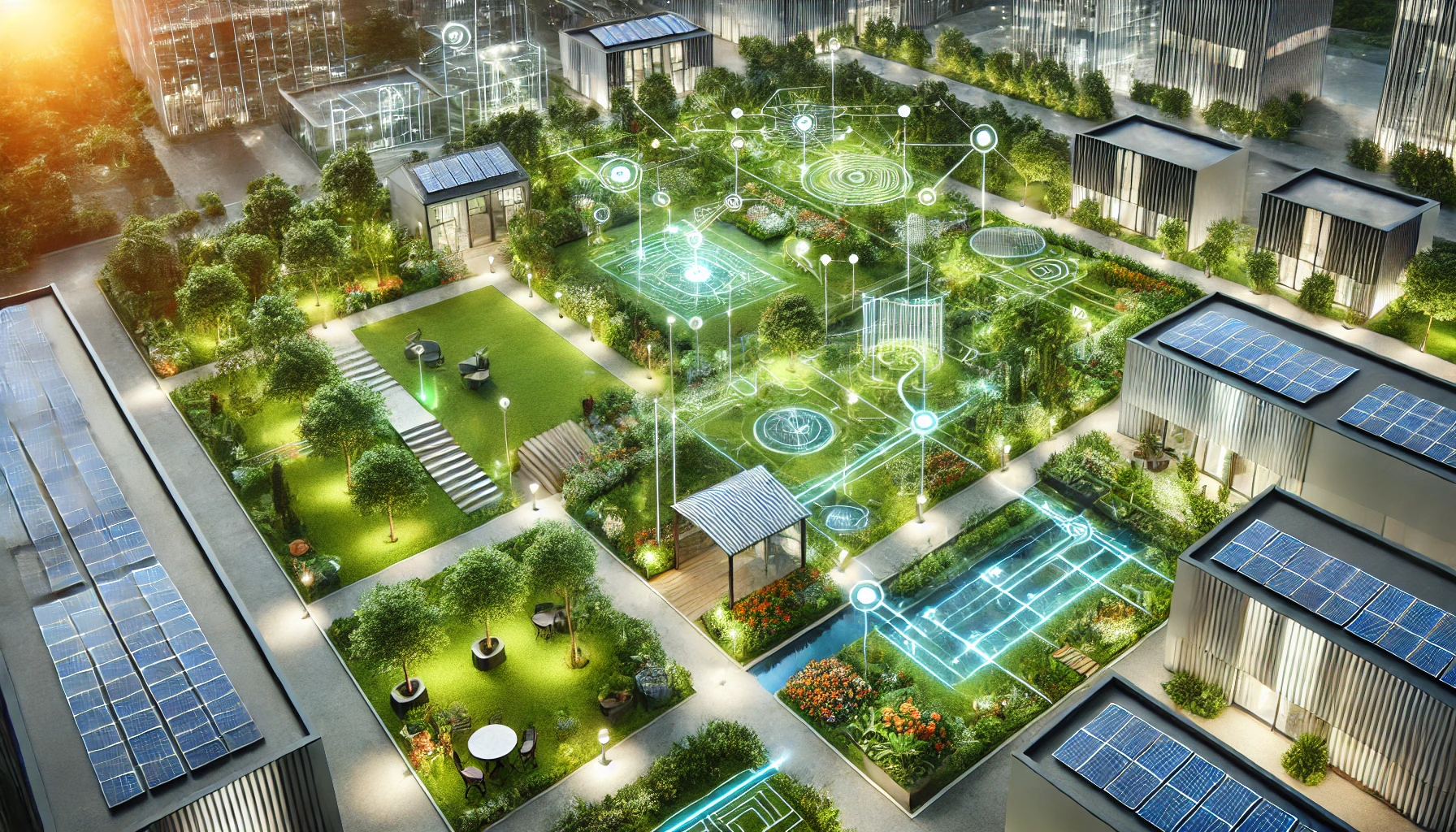 تصميم الحدائق الذكية أفضل الحلول المبتكرة للجمال والاستدامة